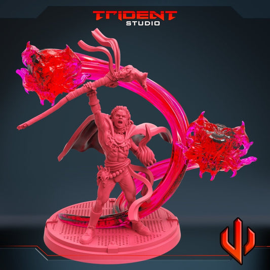 Voodoo Witchdoctor (Version A)- Multi-piece resin Miniature - MCP/Crisis Protocol Compatible (40mm tall) Resin 3D Print - Trident Studios - Gootzy Gaming