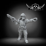 Warbird Pirate Leader - SW Legion Compatible Miniature (38-40mm tall) High Quality 8k Resin 3D Print - Black Remnant - Gootzy Gaming