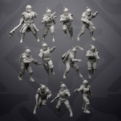 Wardens of Clan Korrin - Single Miniature - SW Legion Compatible (38 - 40mm tall) Resin 3D Print - Skullforge Studios - Gootzy Gaming