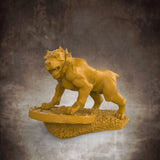 Warhound Battle Dog on Shield - Roleplaying Mini for D&D or Pathfinder - 32mm Scale High Quality 8k Resin 3D Print - Lion Tower Miniatures - Gootzy Gaming