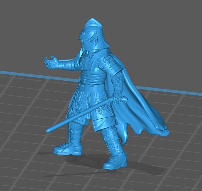 Warlock Ancient Overlord Miniature - SW Legion Compatible (38 - 40mm tall) Resin 3D Print - Skullforge Studios - Gootzy Gaming