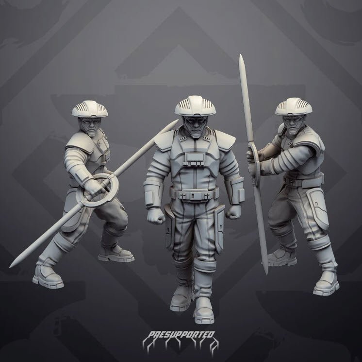 Warlock Hunter Juro the 5th - SW Legion Compatible Miniature (38-40mm tall) High Quality 8k Resin 3D Print - Skullforge Studios - Gootzy Gaming