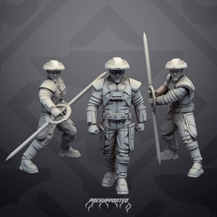Warlock Hunter Juro the 5th - SW Legion Compatible Miniature (38 - 40mm tall) High Quality 8k Resin 3D Print - Skullforge Studios - Gootzy Gaming