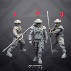 Warlock Hunter Juro the 5th - SW Legion Compatible Miniature (38 - 40mm tall) High Quality 8k Resin 3D Print - Skullforge Studios - Gootzy Gaming