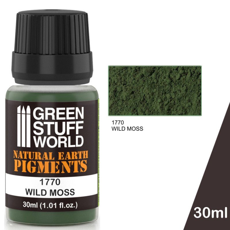 Wild Moss - Earth Pigment Powder - Green Stuff World - 30 mL bottle - Gootzy Gaming