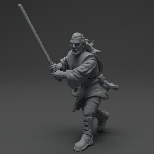 Wizard Sage Maverick Miniature - SW Legion Compatible (38 - 40mm tall) Resin 3D Print - Skullforge Studios - Gootzy Gaming