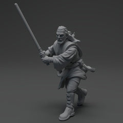 Wizard Sage Maverick Miniature - SW Legion Compatible (38 - 40mm tall) Resin 3D Print - Skullforge Studios - Gootzy Gaming