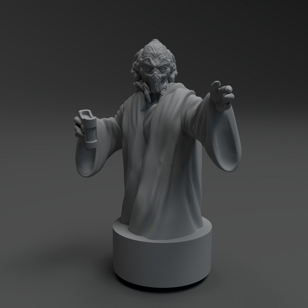 Wizard Warrior Sentinel TANK Version Miniature - SW Legion Compatible Resin 3D Print - Skullforge Studios - Gootzy Gaming