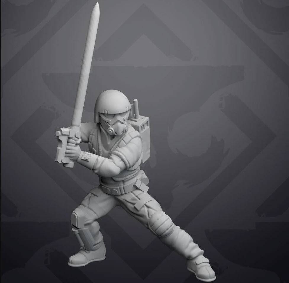 Wizard's Apprentice Miniature - SW Legion Compatible (38 - 40mm tall) Resin 3D Print - Skullforge Studios - Gootzy Gaming