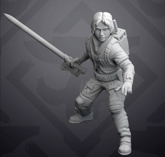 Wizard's Apprentice Miniature - SW Legion Compatible (38 - 40mm tall) Resin 3D Print - Skullforge Studios - Gootzy Gaming