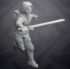 Wizard's Apprentice Miniature - SW Legion Compatible (38 - 40mm tall) Resin 3D Print - Skullforge Studios - Gootzy Gaming