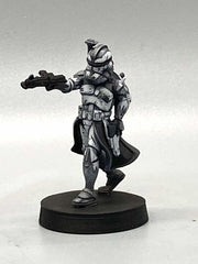 Wolfpack Clone Commander Miniature - SW Legion Compatible (38 - 40mm tall) Multi - Piece Resin 3D Print - Dark Fire Designs - Gootzy Gaming