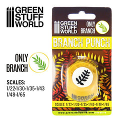 Yellow Branch Punch - Miniature Leaf Hobby Tool - Green Stuff World - Gootzy Gaming