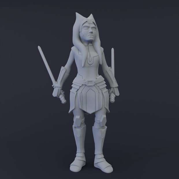 Young Disenchanted Wizard Warrior - Single Miniature - SW Legion Compatible (38-40mm tall) Resin 3D Print - Nyverdale Tabletop - Gootzy Gaming