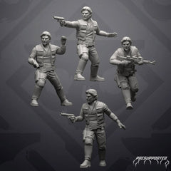 Young Smuggler Commander - SW Legion Compatible (38 - 40mm tall) Resin 3D Print - Skullforge Studios - Gootzy Gaming