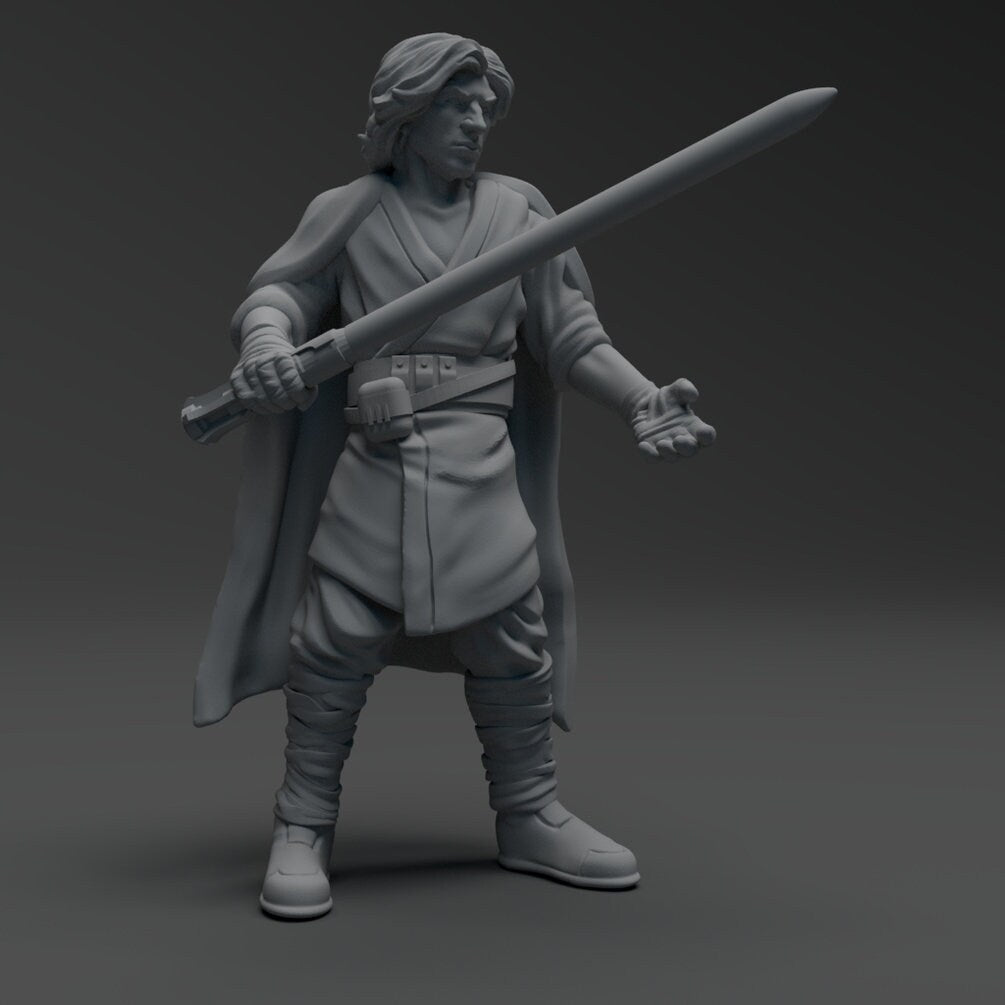 Young Warlock Progeny Miniature - SW Legion Compatible (38 - 40mm tall) Resin 3D Print - Skullforge Studios - Gootzy Gaming